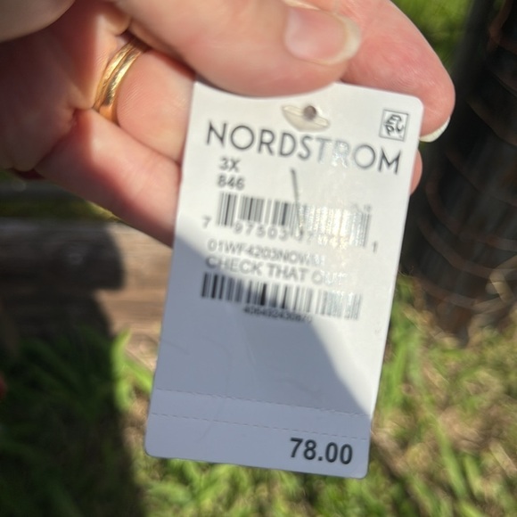 NWT Blank NYC Check That Out Top Plaid Flannel Ruffle Top 3X - Picture 9 of 9